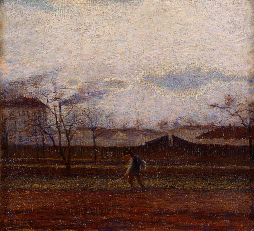 Paesaggio con contadino - Palazzo delle Belle Arti, Roma